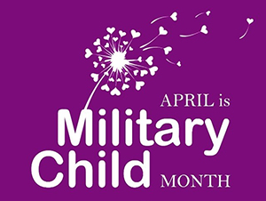 Month of the Military Child graphic