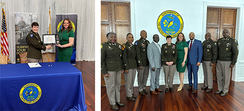 Signing ceremony at the Governor's House