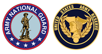 Army National Guard and Army Reserve seals