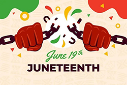 Juneteenth graphic