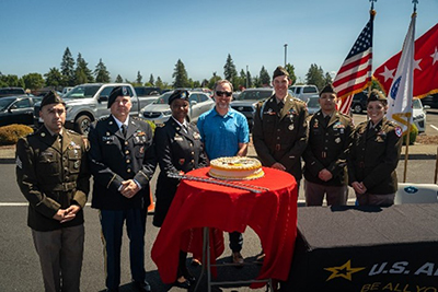 Cake cutting ceremony