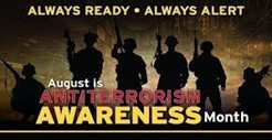 Antiterrorism Awareness Month graphic