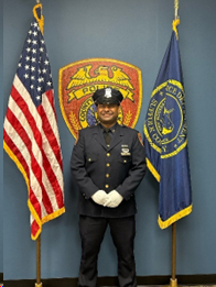 Officer Thomas Joy in his Suffolk County Police uniform.