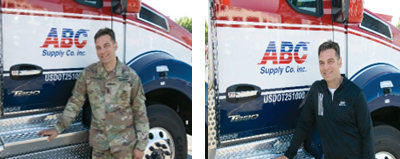 Joshua Kammeraad, Army National Guard Soldier and current ABC Supply employee 