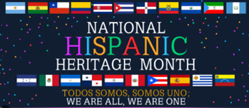 Hispanic Heritage Month graphic