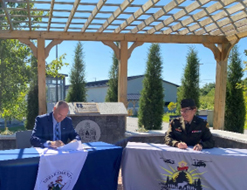 The partnership memorandum of agreement between the U.S. Army and MDOC was signed by MDOC Commissioner Randall A. Liberty and Brigadier General Diane Dunne, Adjutant General, Maine Army National Guard, and Commissioner for the Department of Defense, Veterans and Emergency Management.