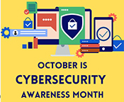 Cybersecurity Awareness Month graphic