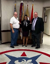 Crancena Ross with Mr. Robert Bojarski and Mr. Bob Pleczkowski