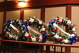Display at Patriot Day ceremony Newport News Police Department
