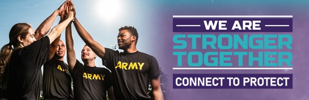 We are stronger together graphic