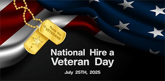 National Hire a Veteran Day graphic