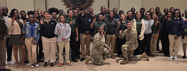 FAMU future leaders gather for a group photo 
