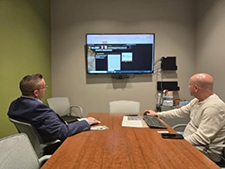 Roy conducts PIX training with Scott Joiner Bi-State Development