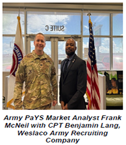 CPT Benjamin Lang and Frank McNeil CPT Benjamin Lang and Frank McNeil