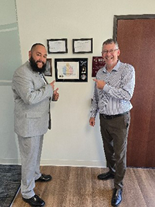 Gabriel and Brandon highlighting Securatech PaYS partnership
