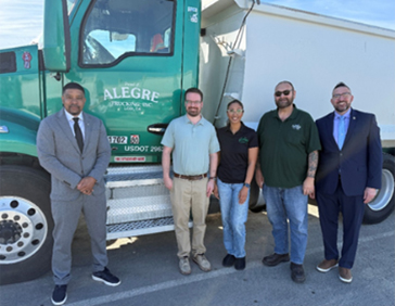 Kevin, Chapin Fowler, Anna Vorn, David Sorgdrager, and Roy, Frank C. Alegre Trucking