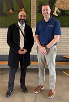 Alfredo Harris and CPT Ben West, HR Manager at Zion First National Bank