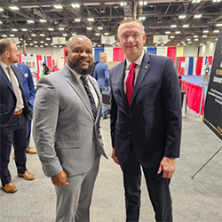 PaYS Marketer Victor Fleming and Secretary of Veteran Affairs Mr.  Collins.