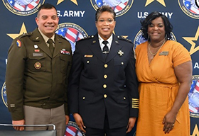 MG Andonie, Chief Smith, and CASA Dixon