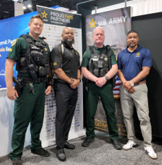 Kevin and Victor with Orange Co. Police Dept. 