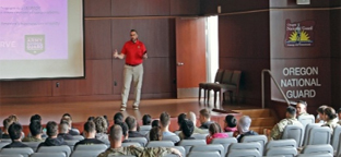 Roy briefs ORARNG RSP Soldiers