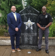 Roy and Senior Trooper Richardson 
