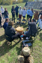 The planting for the future event at Camp Ripley, MN, it is an event that is held by the MN National Guard every year to plant native plants and connect with the community and students of the Mille Lacs Band of Ojibwe.
