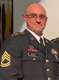 SFC Bolio graduates from SLC, an Army Leadership Course