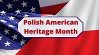 Polish American Heritage Month graphic